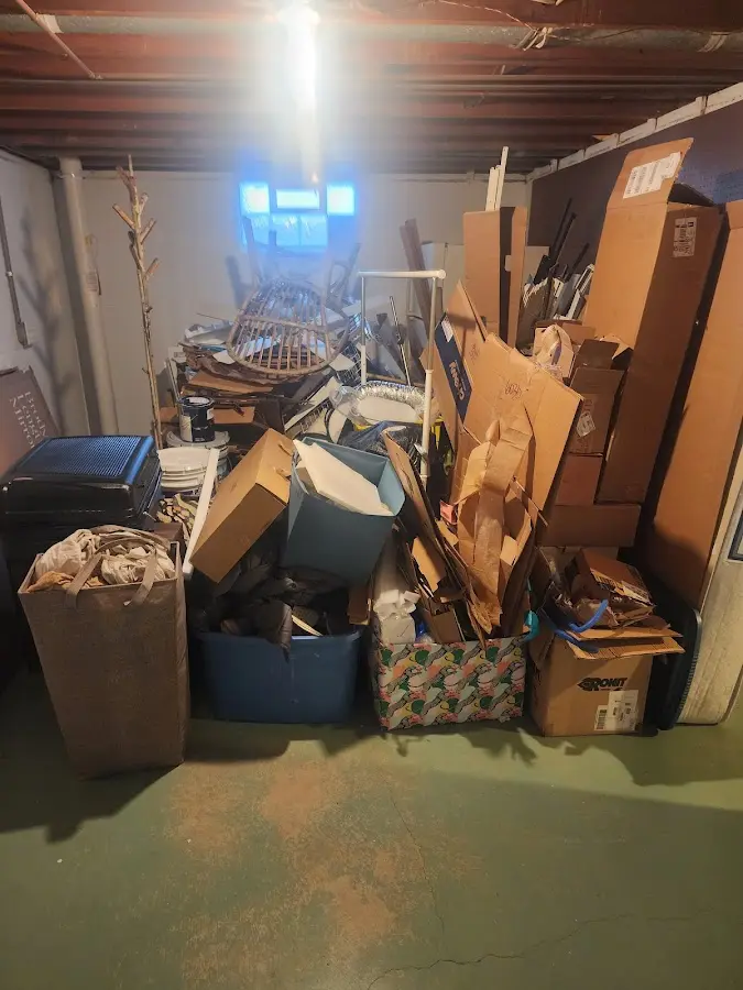 Roll-off dumpster container at job site for 40 Yard Dumpster Rental in Millsboro